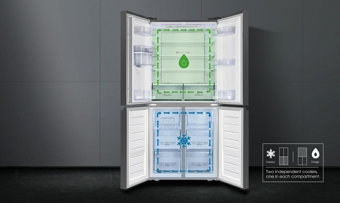 Tủ lạnh Casper Inverter 645L 4 cửa RM-680VBW