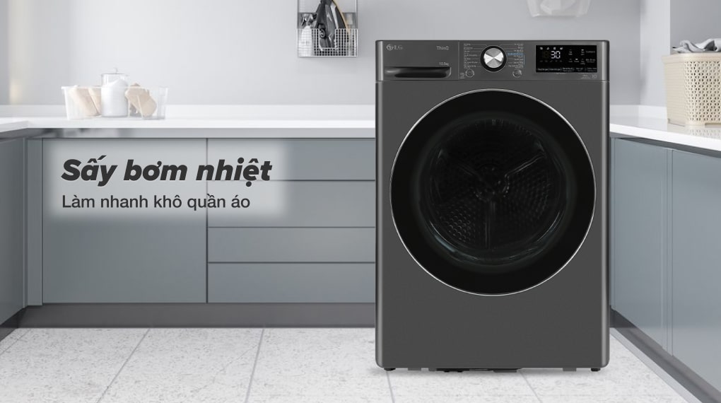 Máy sấy bơm nhiệt LG 10.5 kg