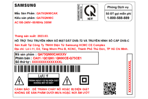 Smart Tivi Neo QLED 4K 75 inch Samsung QA75QN90C 75QN90C