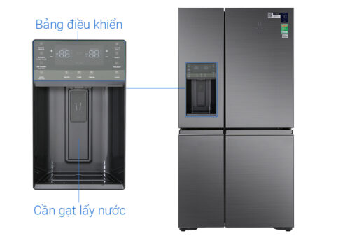 Tủ lạnh Electrolux Inverter 609 Lít EQE6879A-B