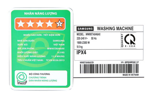 Máy giặt Samsung inverter 10kg WW10TA046AX