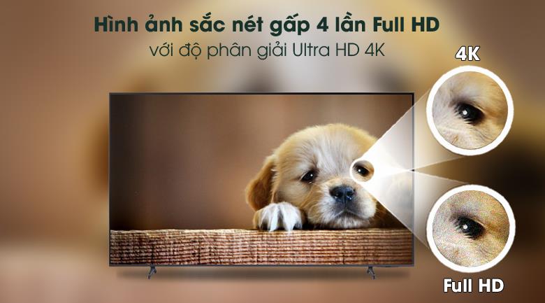 Smart Tivi Samsung 4K 55 inch 55AU8000 Crystal UHD