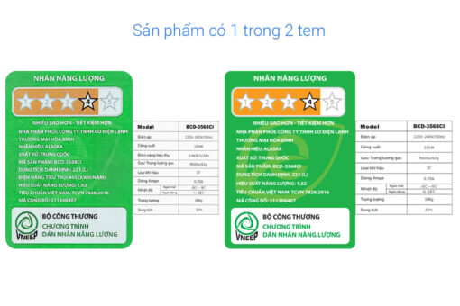 Tủ đông Alaska Inverter 221 lít BCD-3568CI