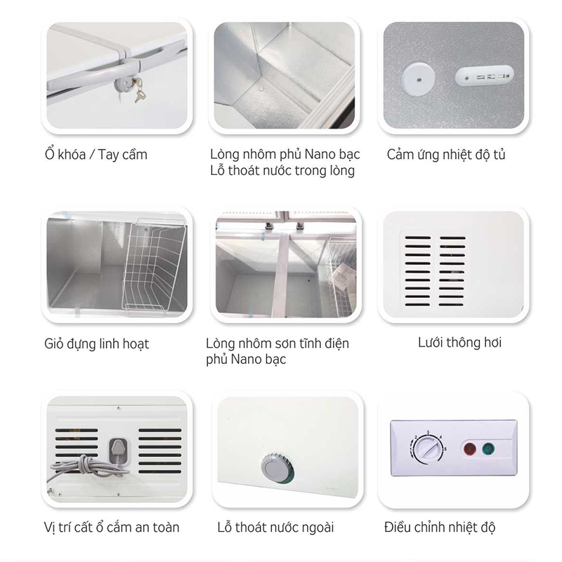 Tủ đông kháng khuẩn Kangaroo KG688VC2