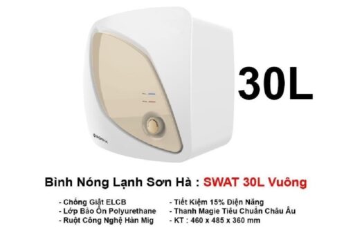 Bình nóng lạnh Sơn Hà 30L SWAT 30V