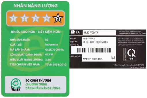 Smart Tivi OLED LG 4K 77 inch 77C9PTA