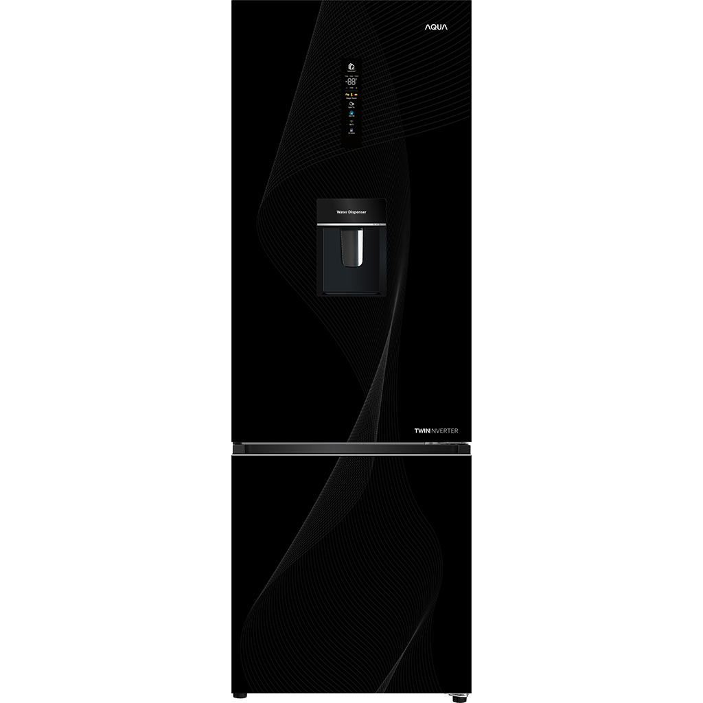 Tủ lạnh Aqua Inverter 320 lít AQR-B380MA(WGP)U1
