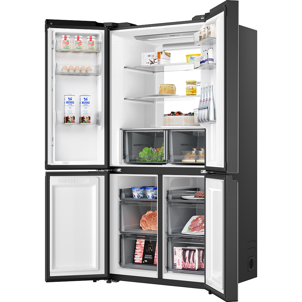 Tủ lạnh Aqua Inverter 660 lít Multi Door AQR-M727XA(GS)U1