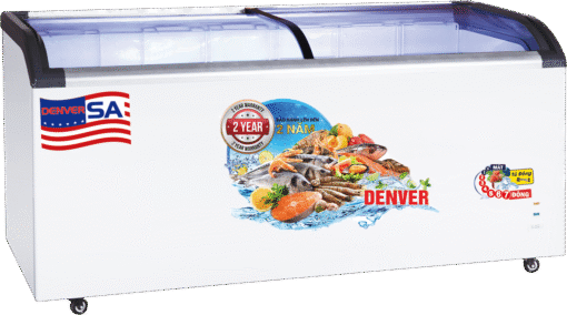 Tủ đông mặt kính cong Denver AS 1580K