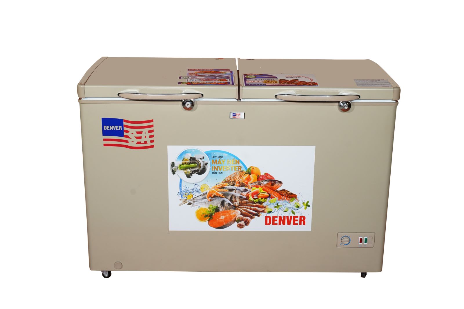 Tủ đông Denver AS 550HDI-Lòng Inox