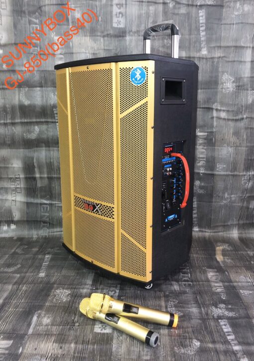 loa kéo di động sunybox GJ-850 - loa di động Bass 4 tấc
