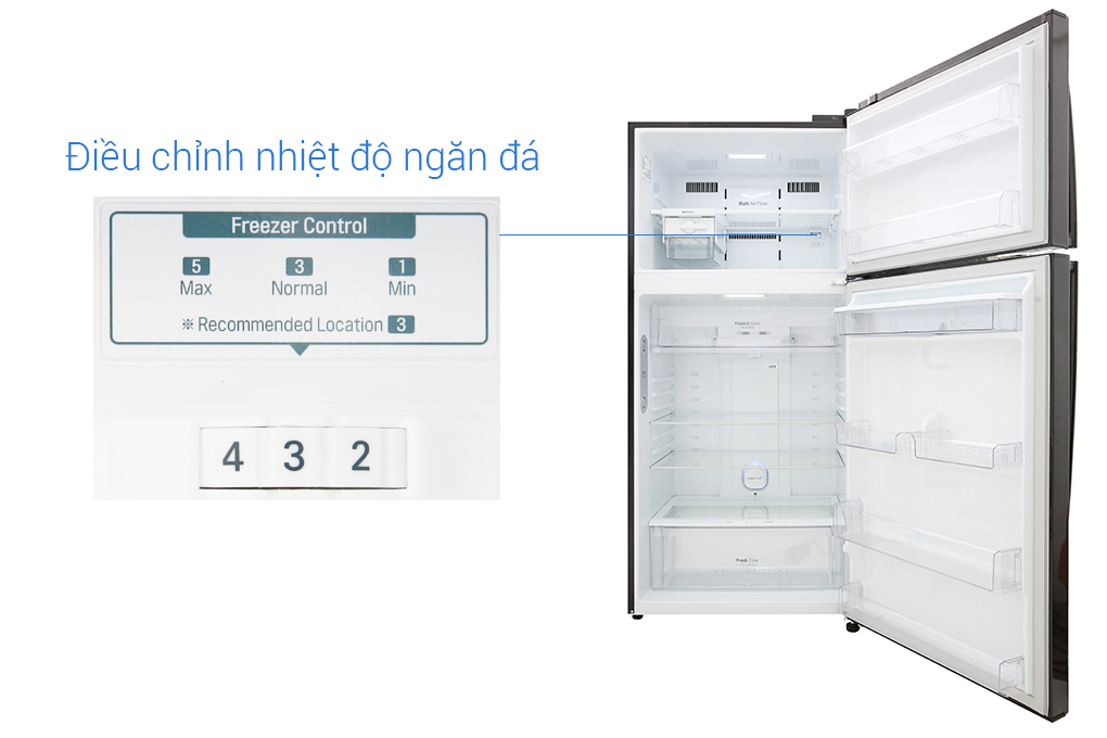 Tủ lạnh LG Inverter 475 lít GN-D602BL