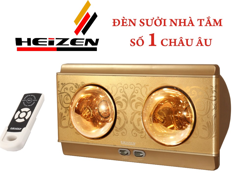 Đèn sưởi nhà tắm heizen 2 bóng
