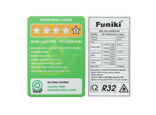 Điều hòa Funiki 1 chiều Inverter 18000BTU HIC18TMU