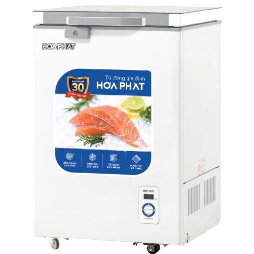 Tủ đông Hòa Phát HPF AD6107.T1 mặt kính 1 ngăn 1 cánh