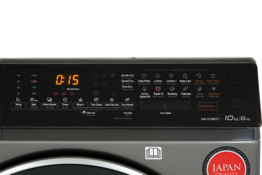 Máy giặt sấy Panasonic Inverter 9 kg NA-S96FC1LVT