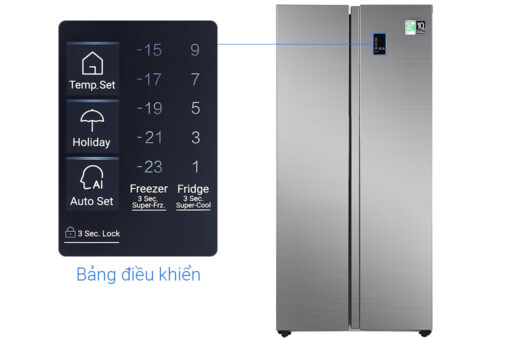 Tủ lạnh Aqua Inverter 480 lít AQR-S480XA(SG)