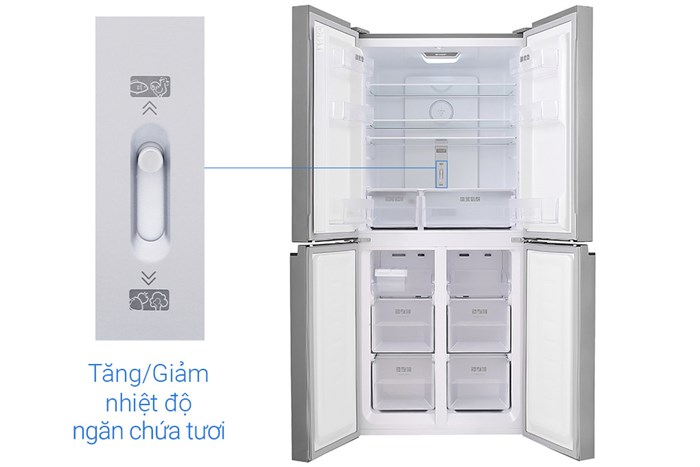 Tủ lạnh Sharp Inverter 401 lít SJ-FXP480V-SL