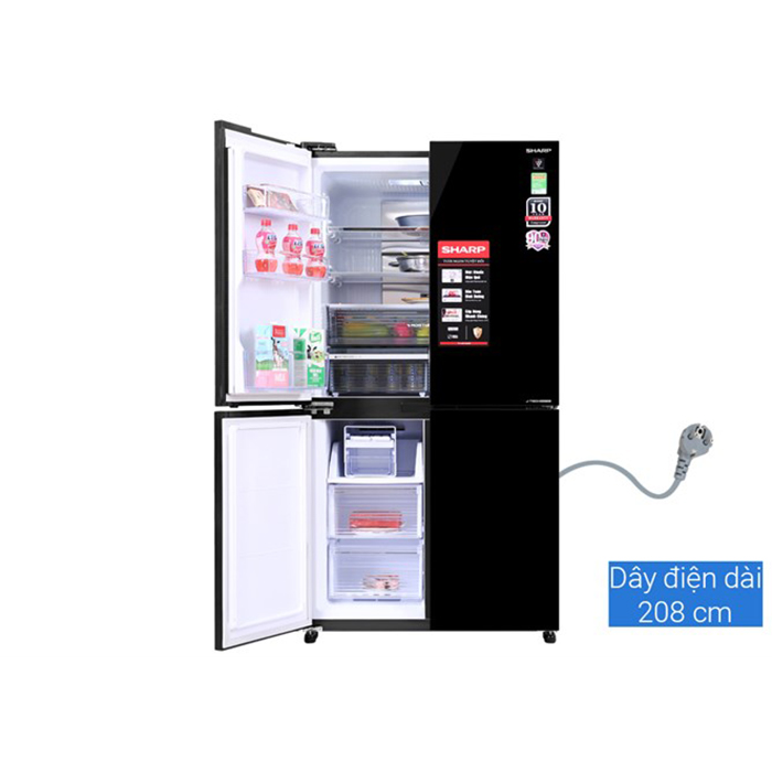 Tủ lạnh Sharp SJ-FXP600VG-BK Inverter 525 lít