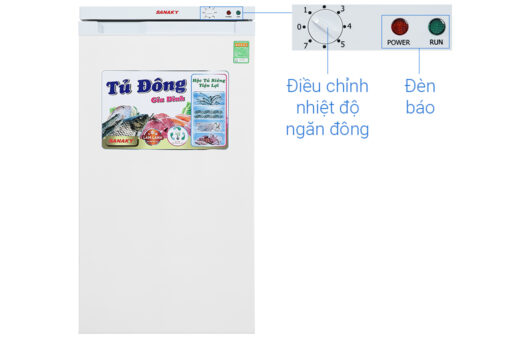 Tủ đông Sanaky Inverter 118 lít VH-160VD3