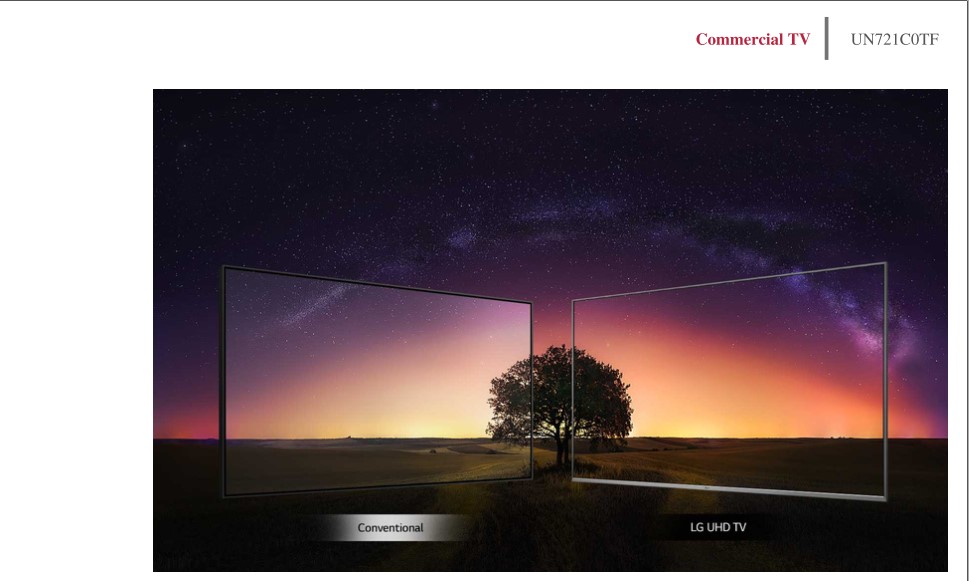 Smart Tivi LG UN721C0TF mới 2020
