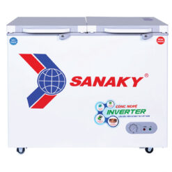 Tủ đông Sanaky 2 cánh Inverter 250 lít VH-2599W4KD
