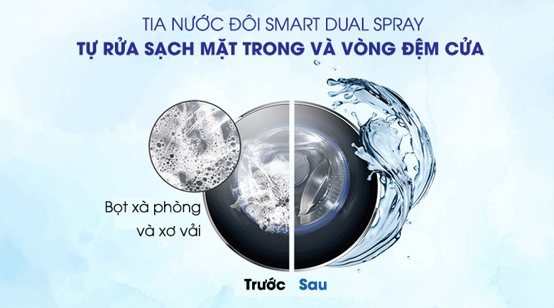 Máy giặt Aqua Inverter 9 kg AQD-D900F S