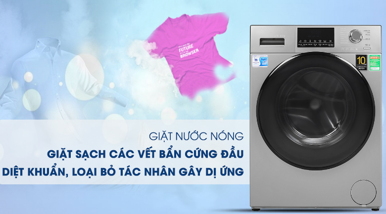 Máy giặt Aqua Inverter 9 kg AQD-D900F S