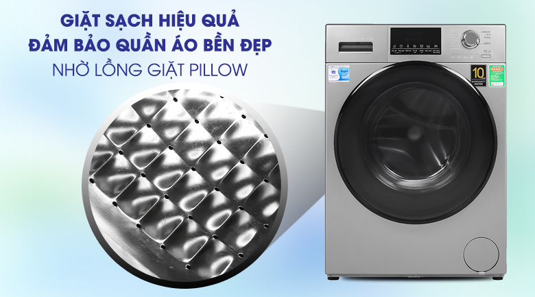 Máy giặt Aqua Inverter 9 kg AQD-D900F S