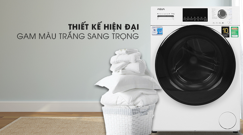 Máy giặt Aqua Inverter 9 kg AQD-D900F W