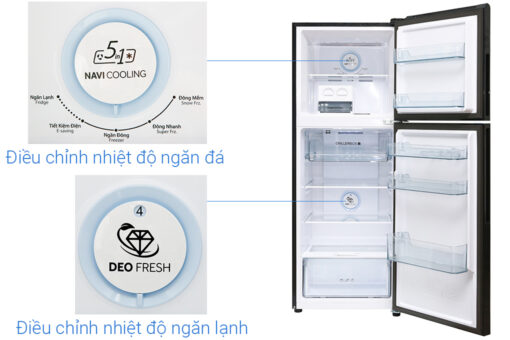 Tủ lạnh Aqua Inveter 235 lít AQR-IG248EN (GB)