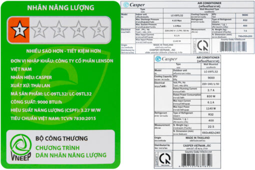 Máy lạnh Casper 1 HP KC-09TL32