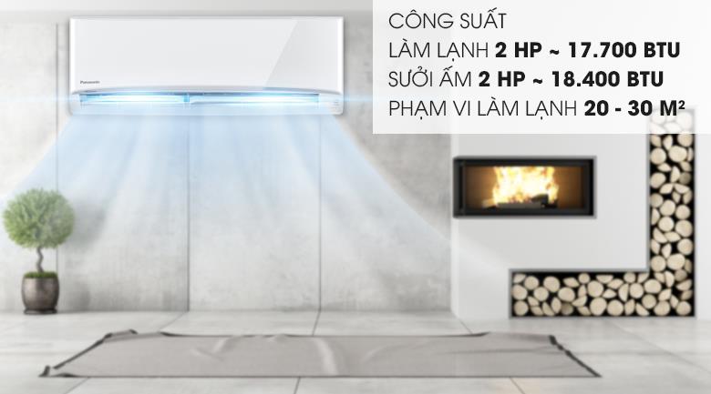 Điều hòa Panasonic Inverter 2 chiều 18.000BTU YZ18WKH-8