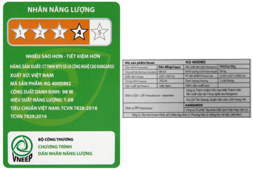 Tủ đông mềm Kangaroo 252 lít KG 400DM2