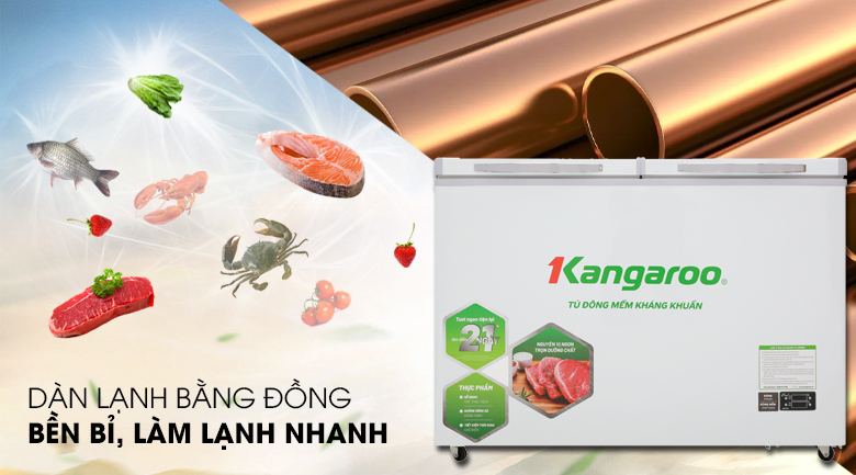 Tủ đông mềm Kangaroo 252L KG408S2