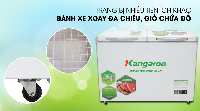 Tủ đông mềm Kangaroo 252L KG408S2