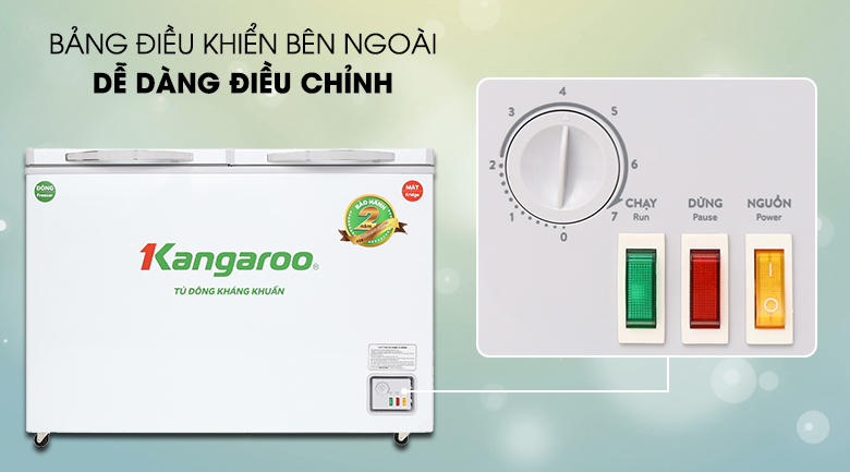 Tủ đông Kangaroo 252 lít KG 400NC2