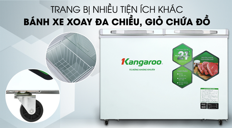 Tủ đông mềm Kangaroo 252 lít KG 400DM2