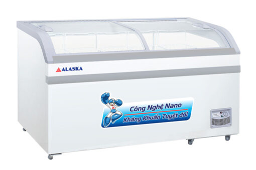 Tủ đông Alaska KC-395 mặt kính cong