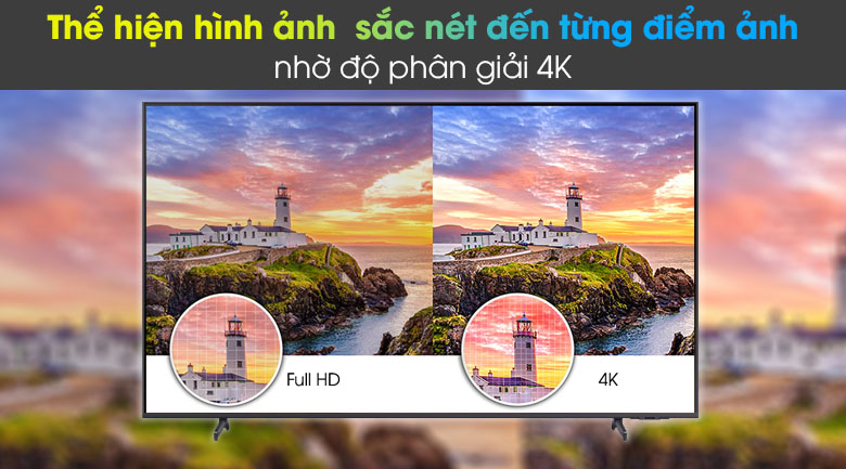 Smart Tivi Samsung 4K 55 inch UA55AU8100