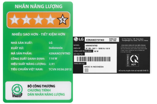 Smart Tivi NanoCell LG 4K 43 inch 43NANO79TND