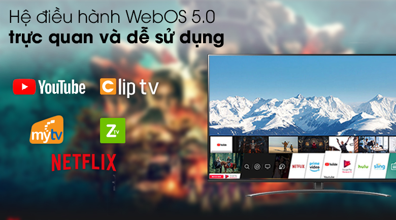 Smart Tivi NanoCell LG 4K 49 inch 49NANO81TNA