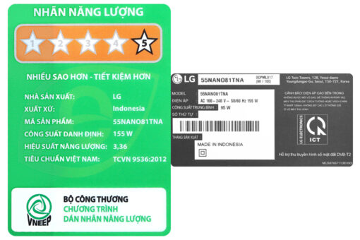 Smart Tivi NanoCell LG 4K 55 inch 55NANO81TNA