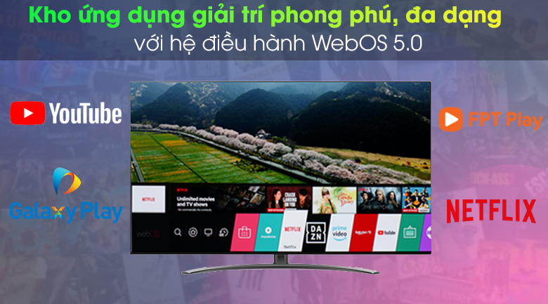 Smart Tivi NanoCell LG 4K 55 inch 55NANO86TNA