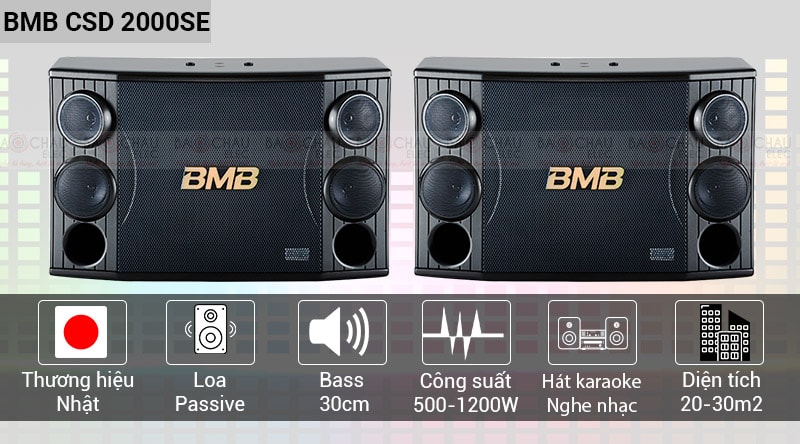 Loa karaoke BMB CSD 2000SE (bass 30cm)