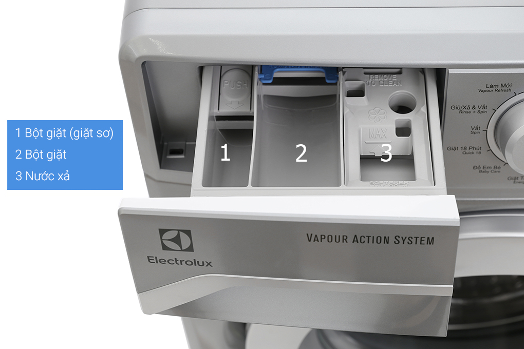 Máy giặt Electrolux Inverter 8 kg EWF12853S