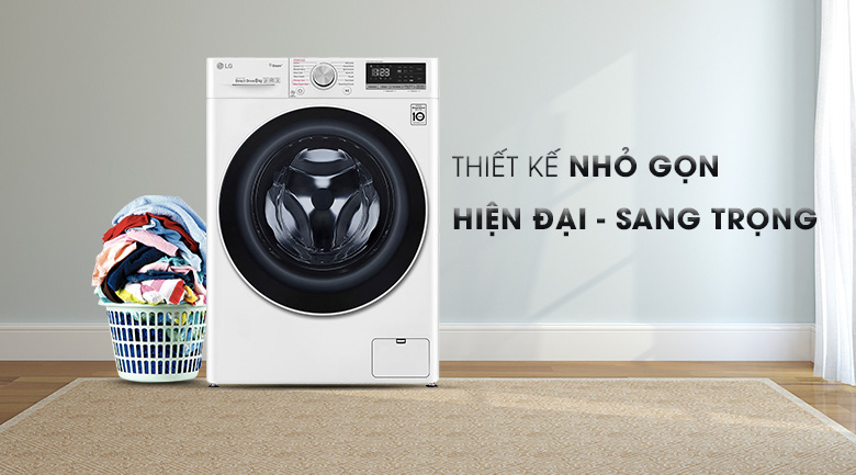 Máy giặt sấy LG Inverter 8.5 kg FV1408G4W