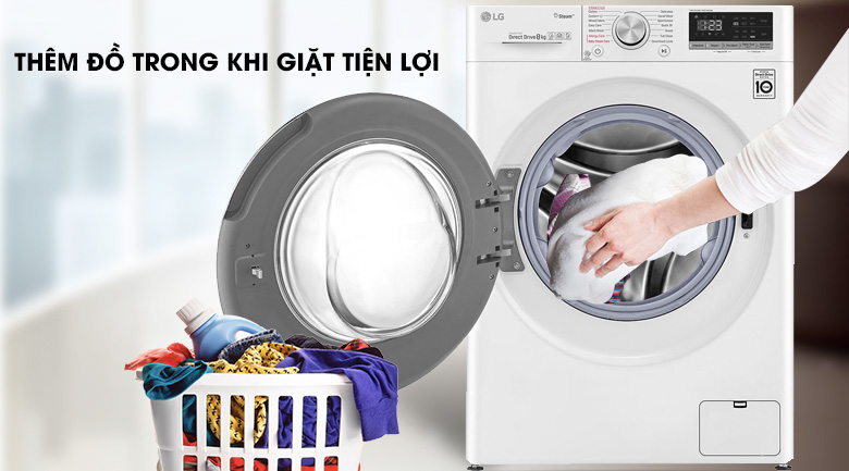 Máy giặt sấy LG Inverter 8.5 kg FV1408G4W