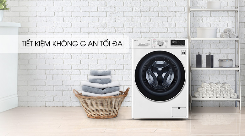 Máy giặt sấy LG Inverter 8.5 kg FV1408G4W