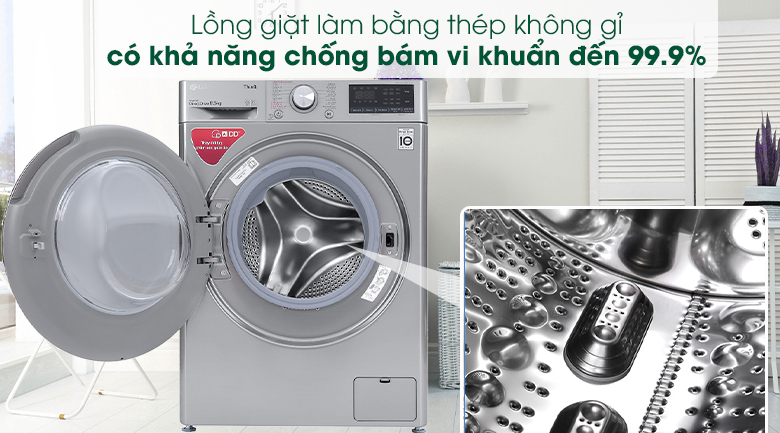 Máy giặt LG Inverter 8.5 kg FV1408S4V